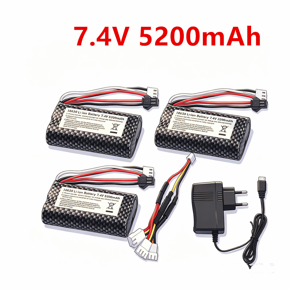 7.4V 5200mAh Li-ion Battery 18 - đánh giá và giá Drone Battery Li-Ion