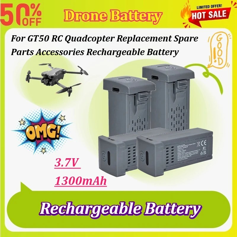 New 1-5Pcs 3.7V 1300mAh  Drone - đánh giá và giá Drone Battery Li-Ion