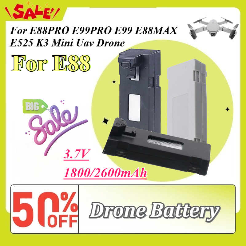 3.7V 1800/2600mAh Drone Spare  - đánh giá và giá Drone Battery Li-Ion