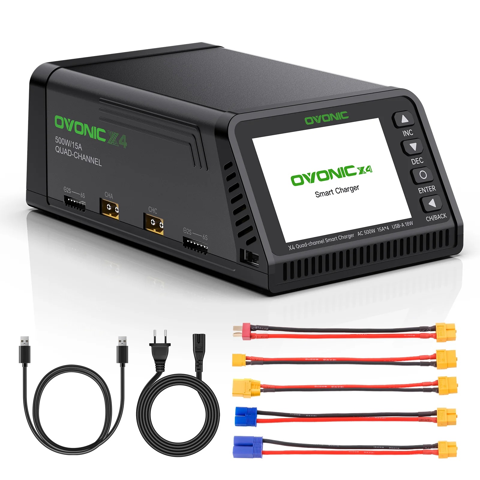 Ovonic X4 AC500W 4 Channel Sma - đánh giá và giá Drone Battery Smart