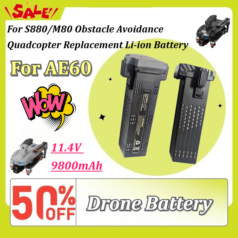 New 11.4V 9800mAh Rechargeable - đánh giá và giá Drone Battery Li-Ion