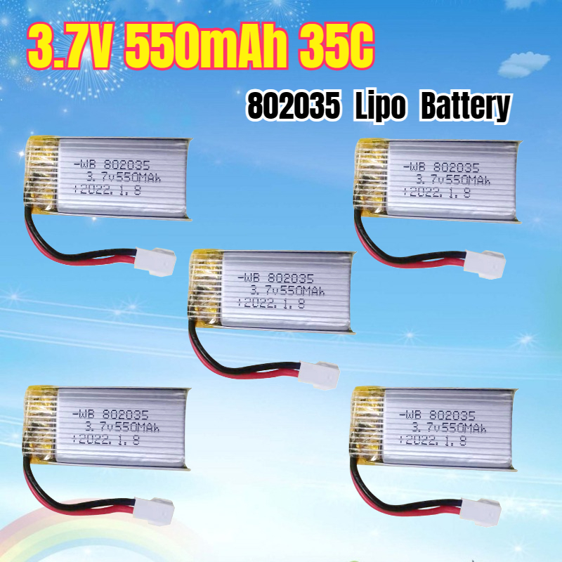 3.7V 550mAh 35C Lipo Battery 8 - đánh giá và giá Drone Battery Li-Ion