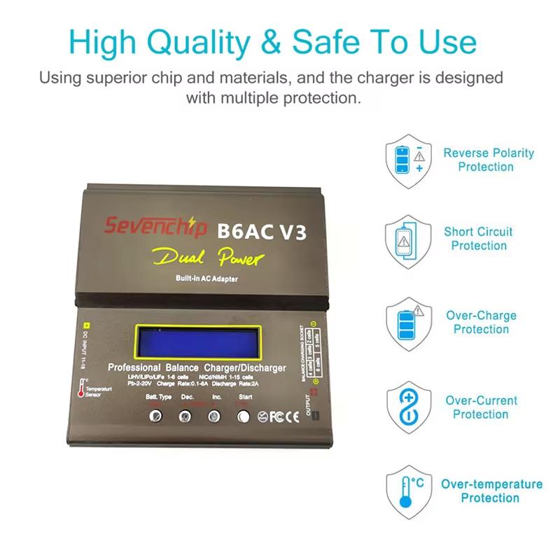iMax B6AC V3 New 80W Smart Dig - đánh giá và giá Drone Battery Smart