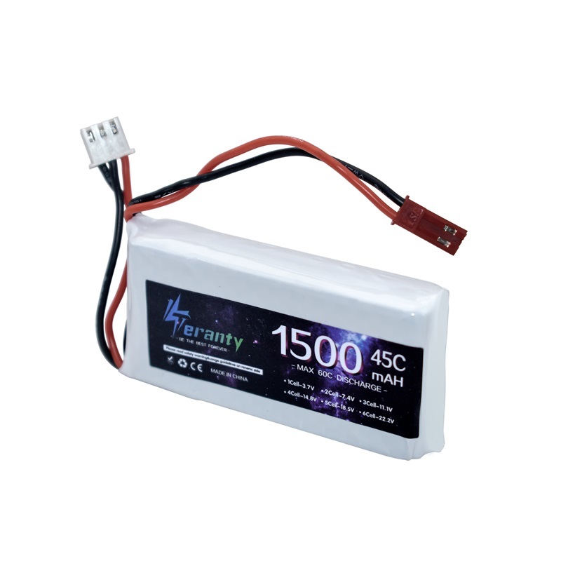 7.4V LIPO Battery 2s 1500MAH 1 - đánh giá và giá Drone Battery Li-Ion